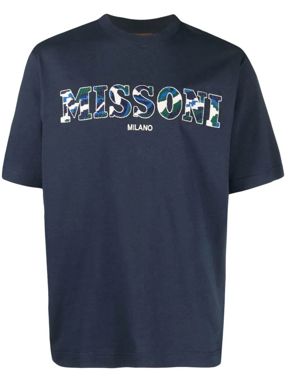 

Missoni playera con logo estampado - Azul