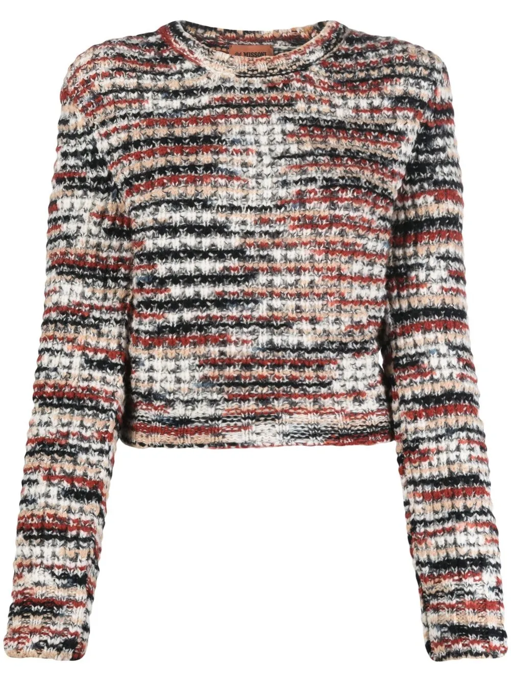 

Missoni ribbed-knit crew neck jumper - Red