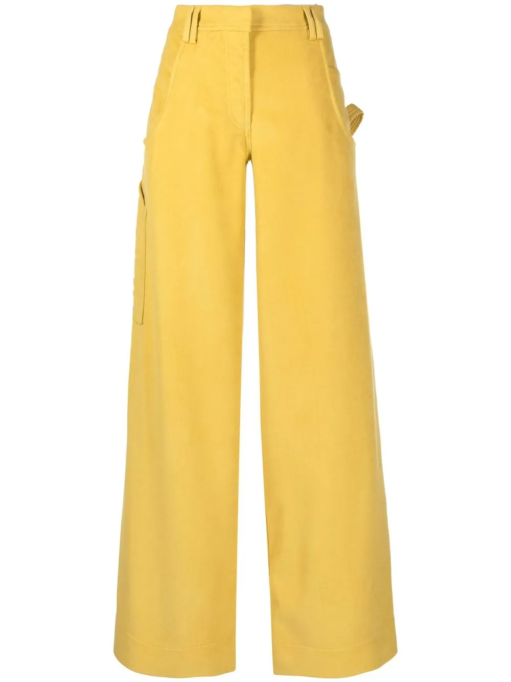 

Missoni twill wide-leg trousers - Yellow