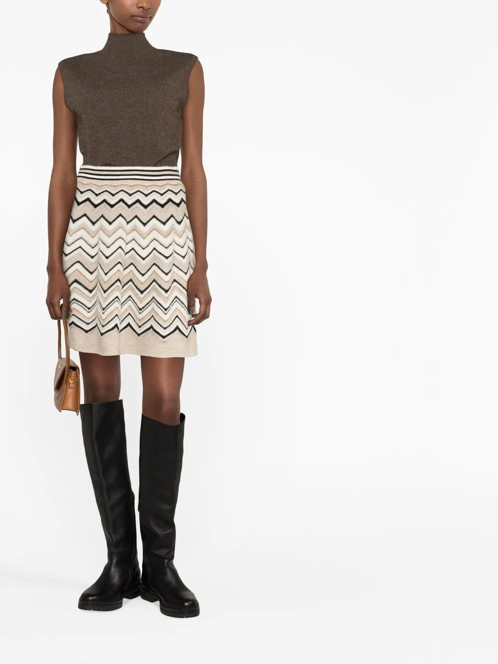 Missoni A-lijn rok - Beige