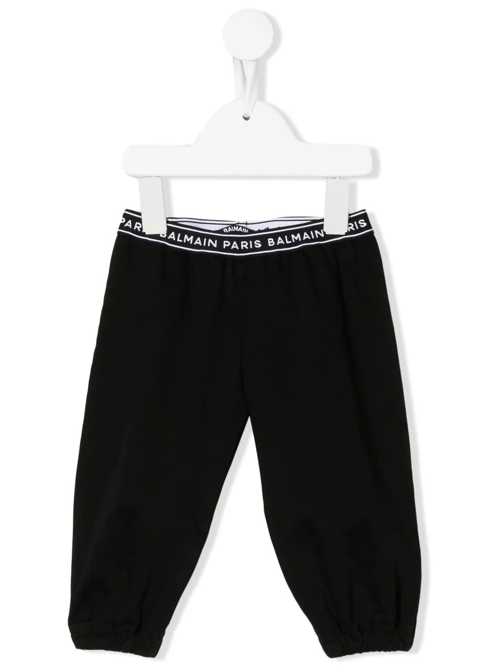 

Balmain Kids pantalones con logo en la pretina - Negro