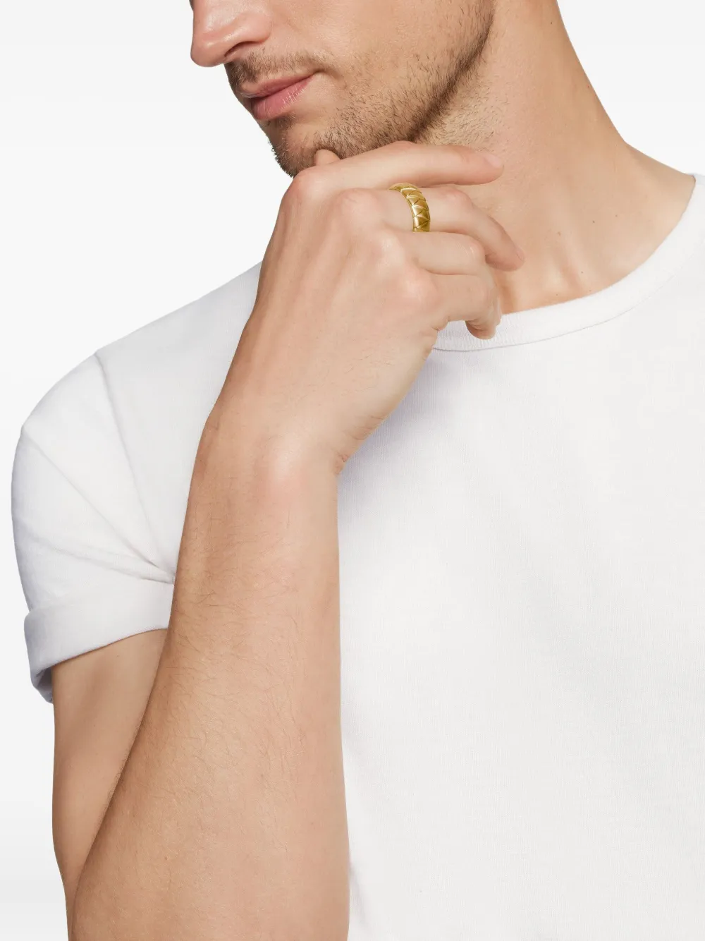 David Yurman 18K黄金 Cairo Wrap 指环戒指（8毫米） | Image 2