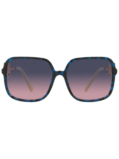 Valentino Eyewear Óculos de sol armação quadrada VLogo 