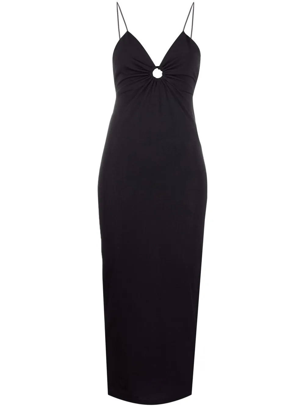 

Musier Inma open-back fitted dress - Black