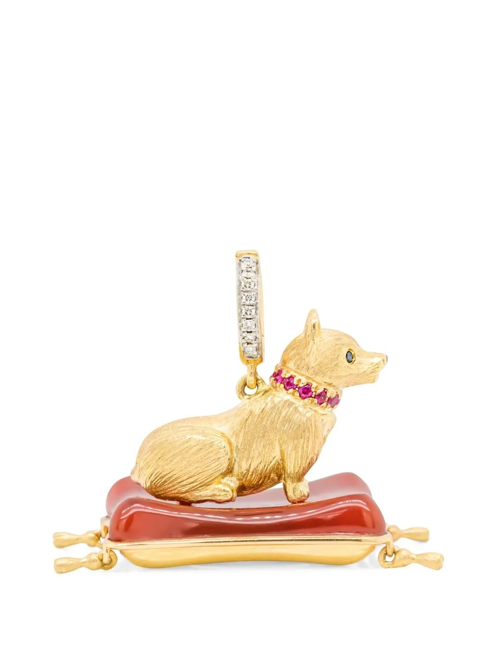 

Annoushka dije Corgi en oro amarillo de 18kt con múltiples dijes - Dorado