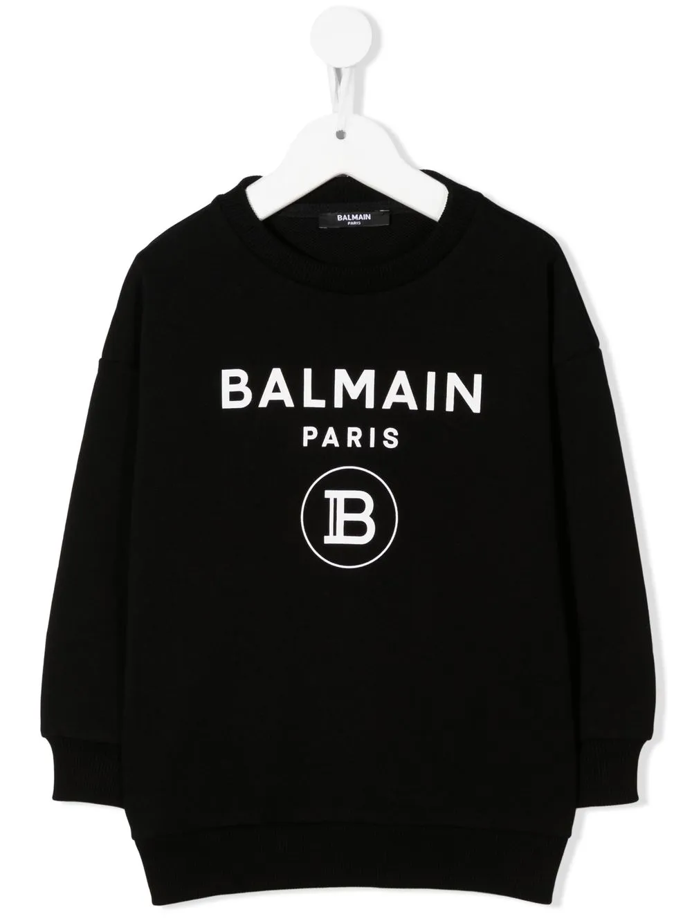 

Balmain Kids sudadera con logo estampado - Negro