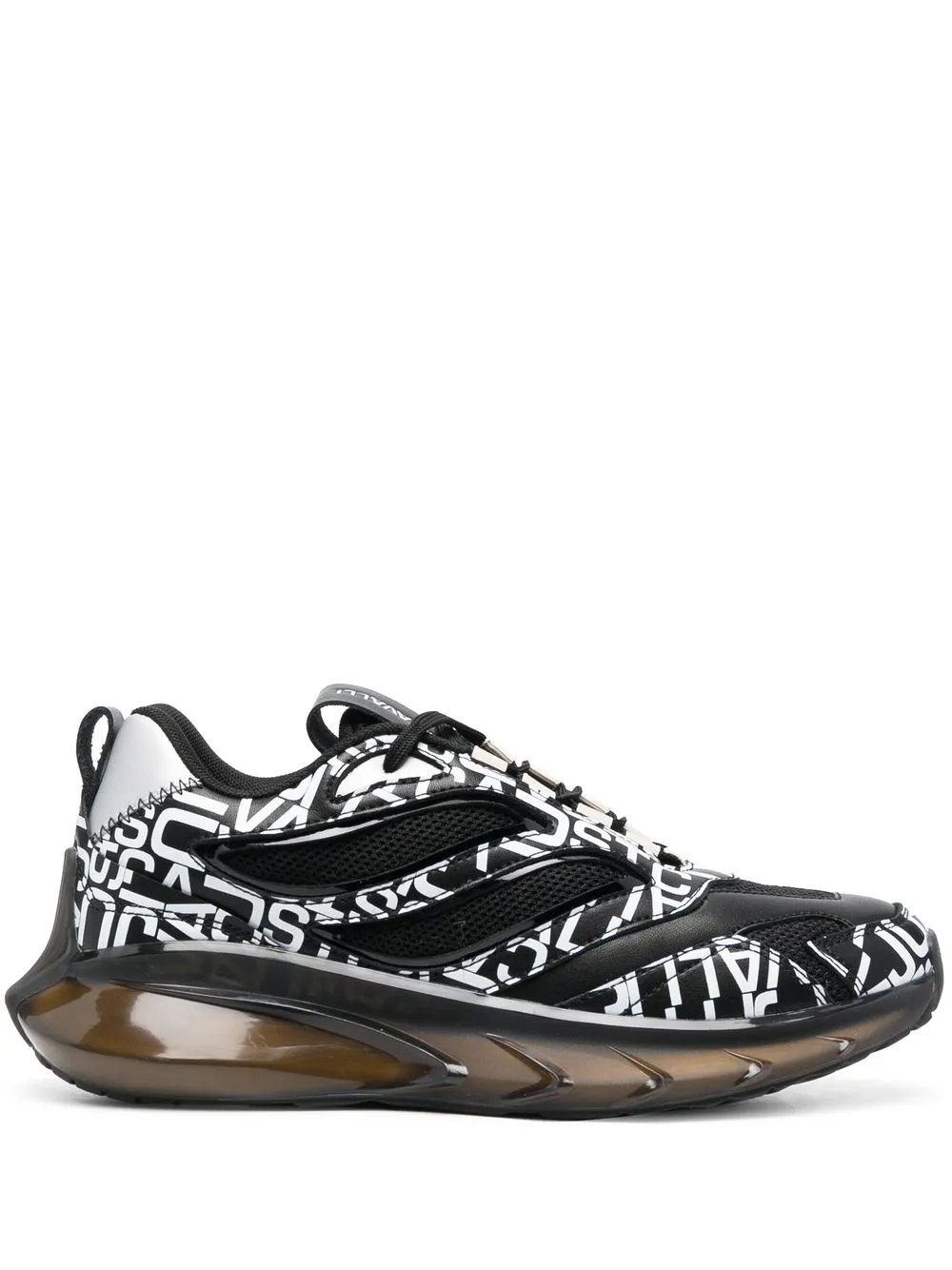 

Just Cavalli tenis bajos con logo estampado - Negro