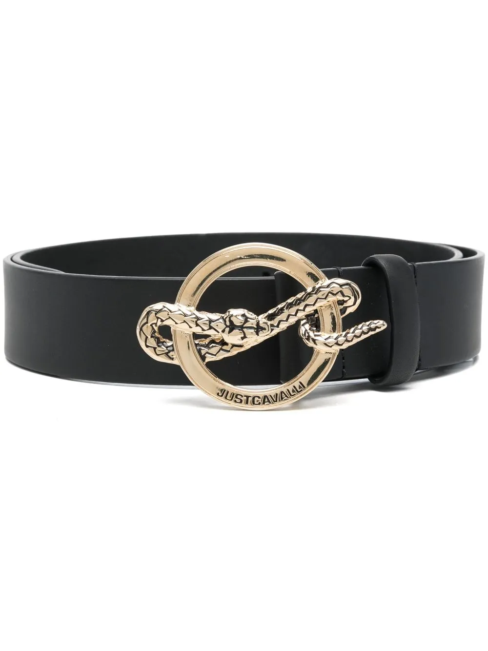 

Just Cavalli cinturón con hebilla Serpent - Negro