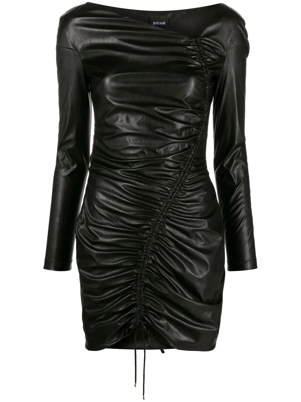 

Just Cavalli ruched gathered dress - Black