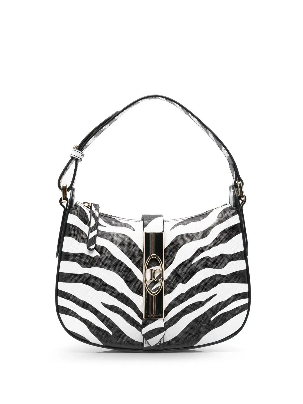 

Just Cavalli tote con estampado de cebra - Blanco