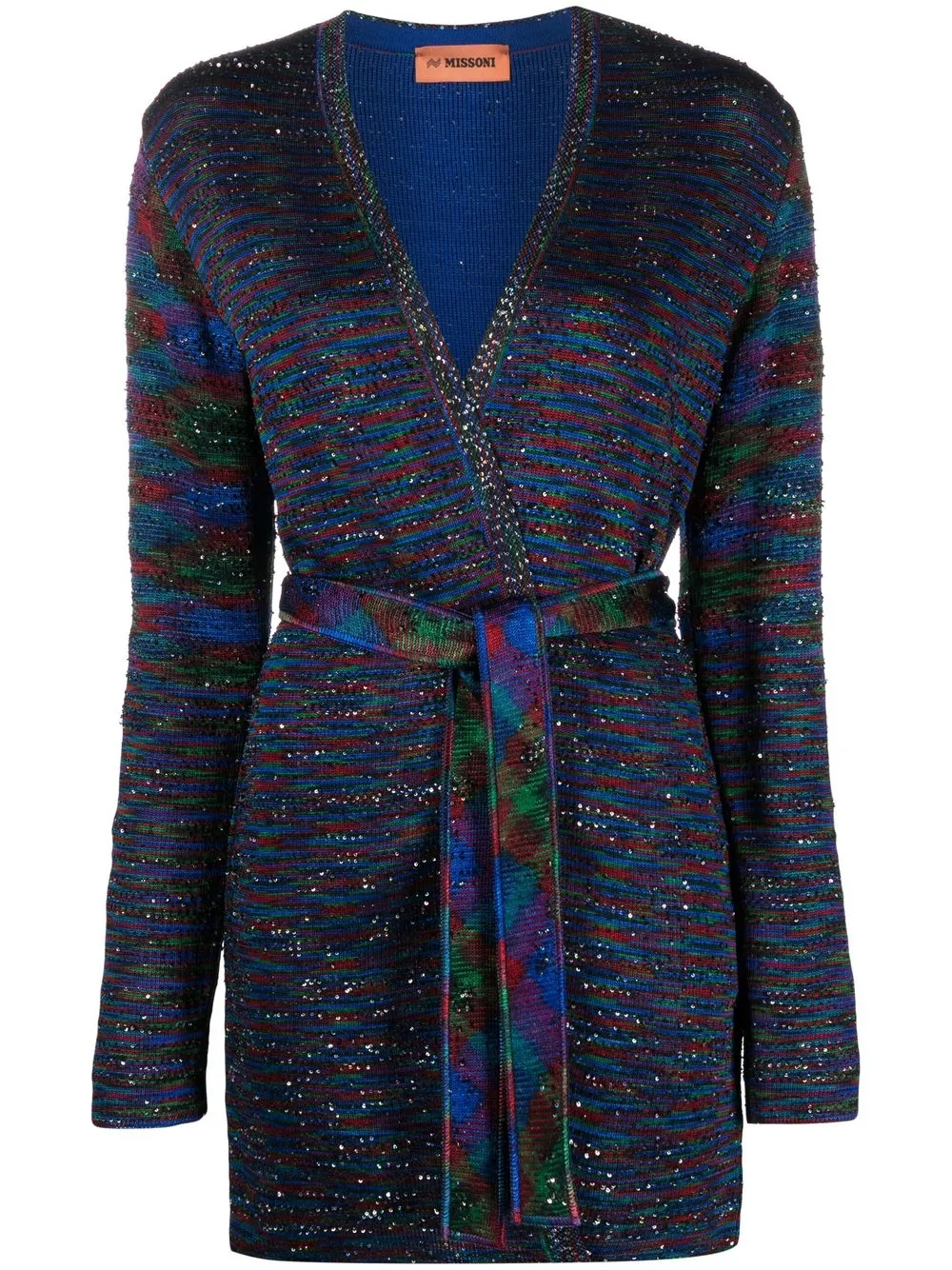 

Missoni cárdigan bordado con lentejuelas - Azul