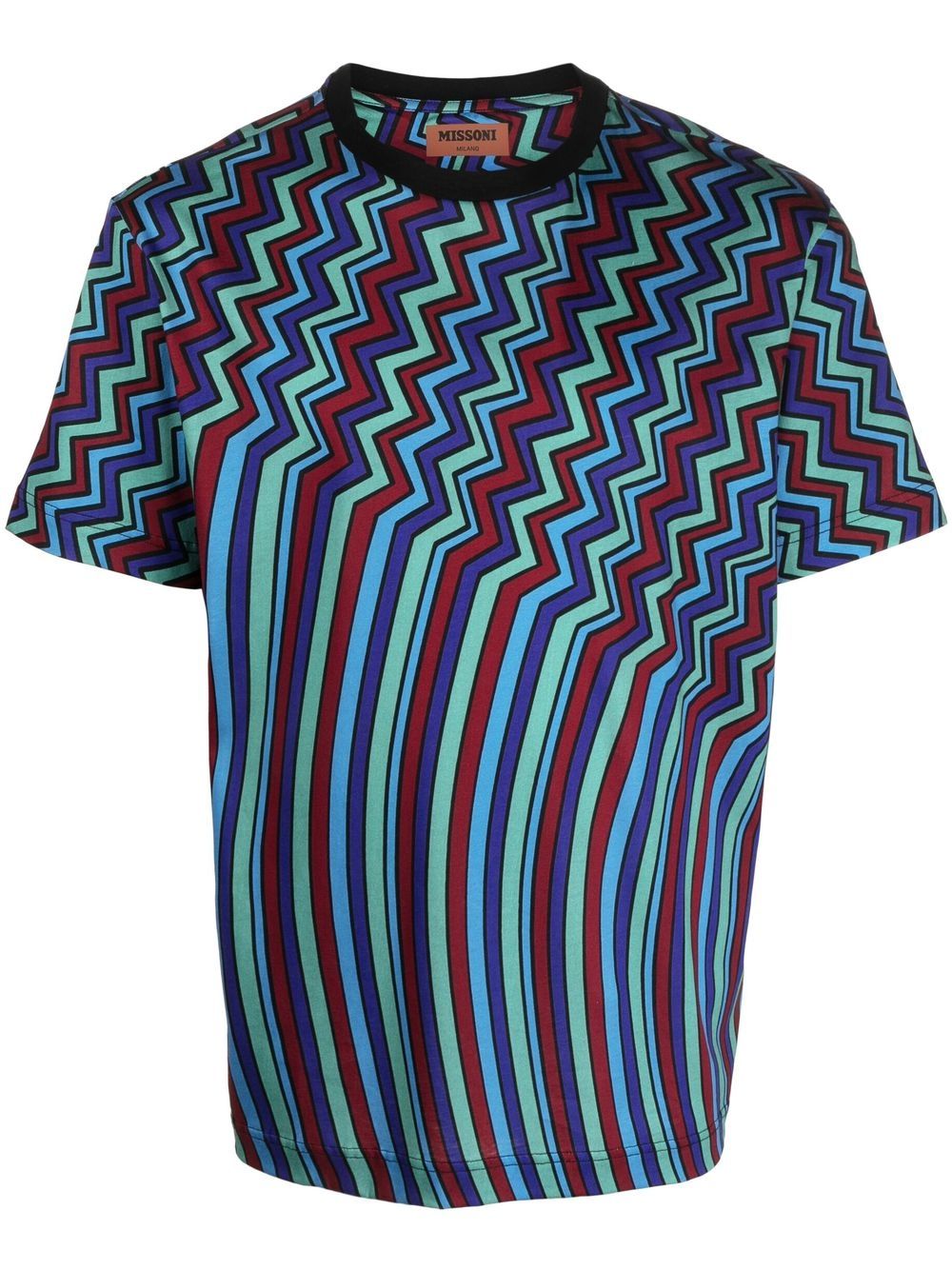 

Missoni zig-zag print T-shirt - Blue