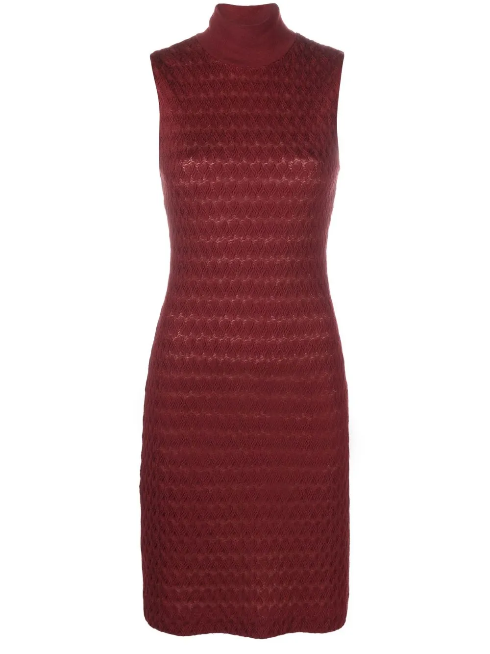 

Missoni sleeveless knitted minidress - Red