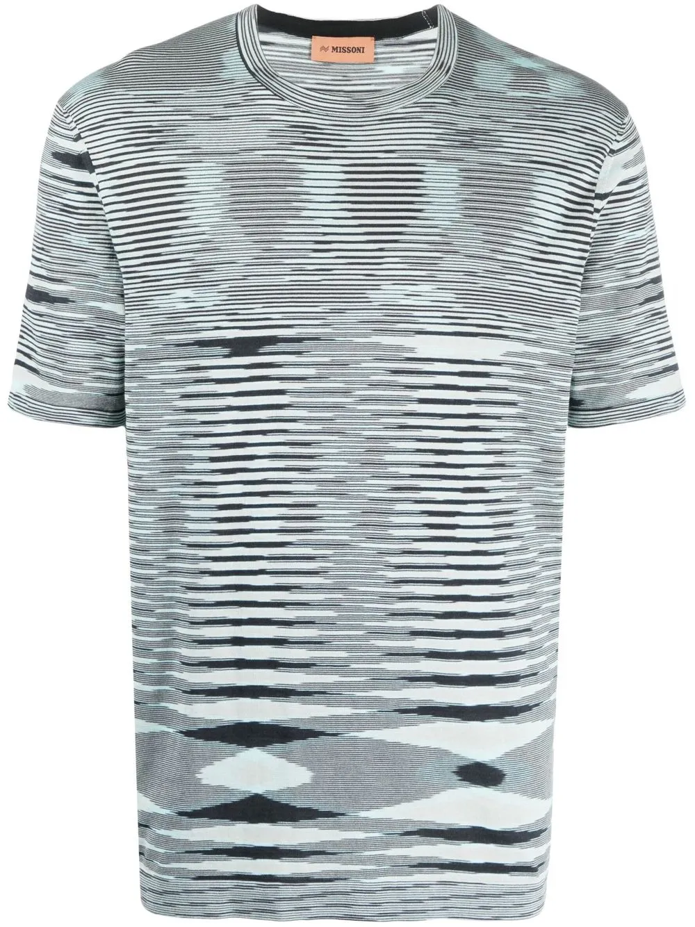 

Missoni graphic-striped T-shirt - Blue