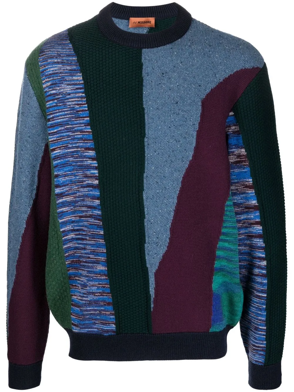 Missoni intarsia-knit long-sleeved Jumper - Farfetch