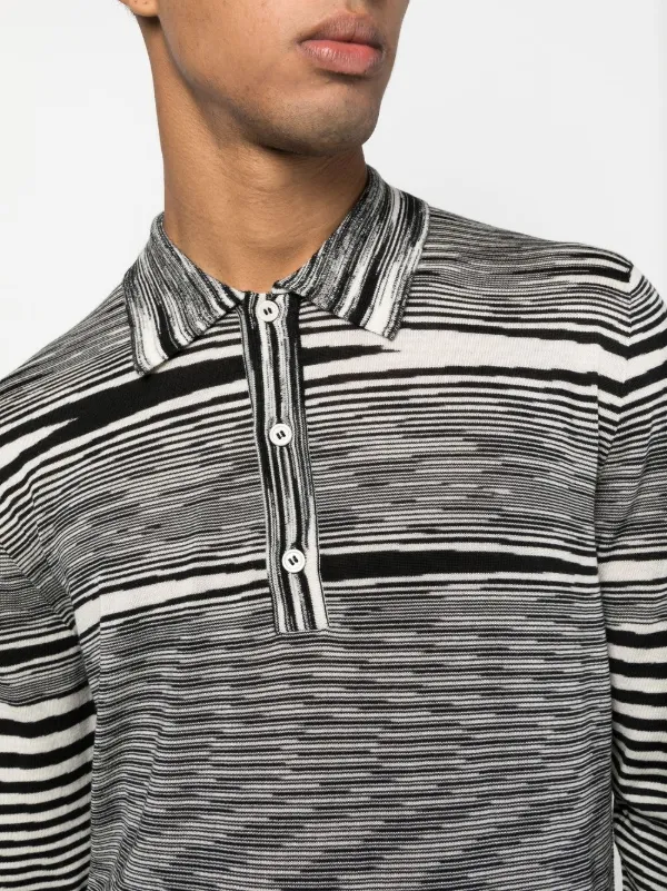 Missoni long sleeve polo best sale