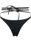 Matinèe tie-around strap-detail bikini bottoms - Black