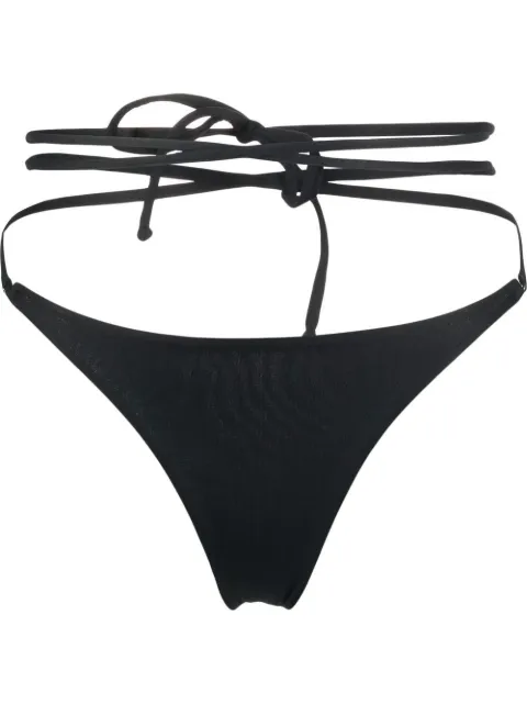Matinèe tie-around strap-detail bikini bottoms
