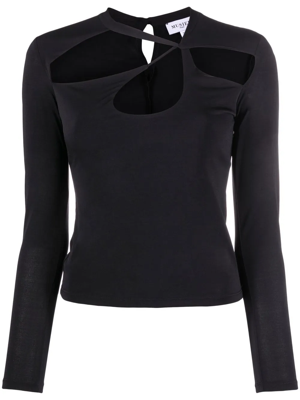 

Musier Eleonore cut-out top - Black
