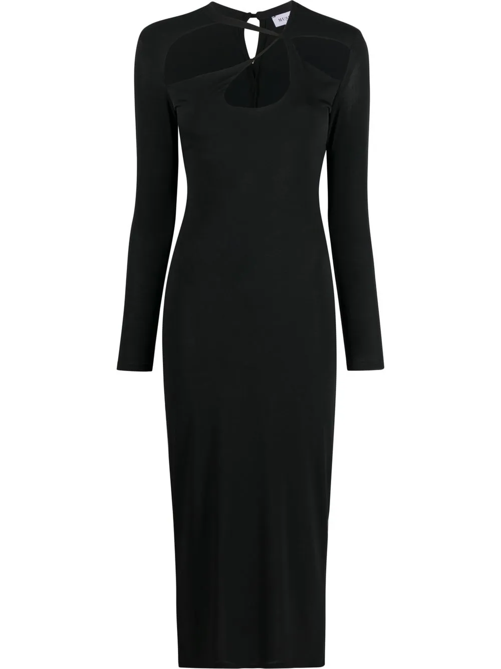 

Musier Elvire cut-out detail dress - Black