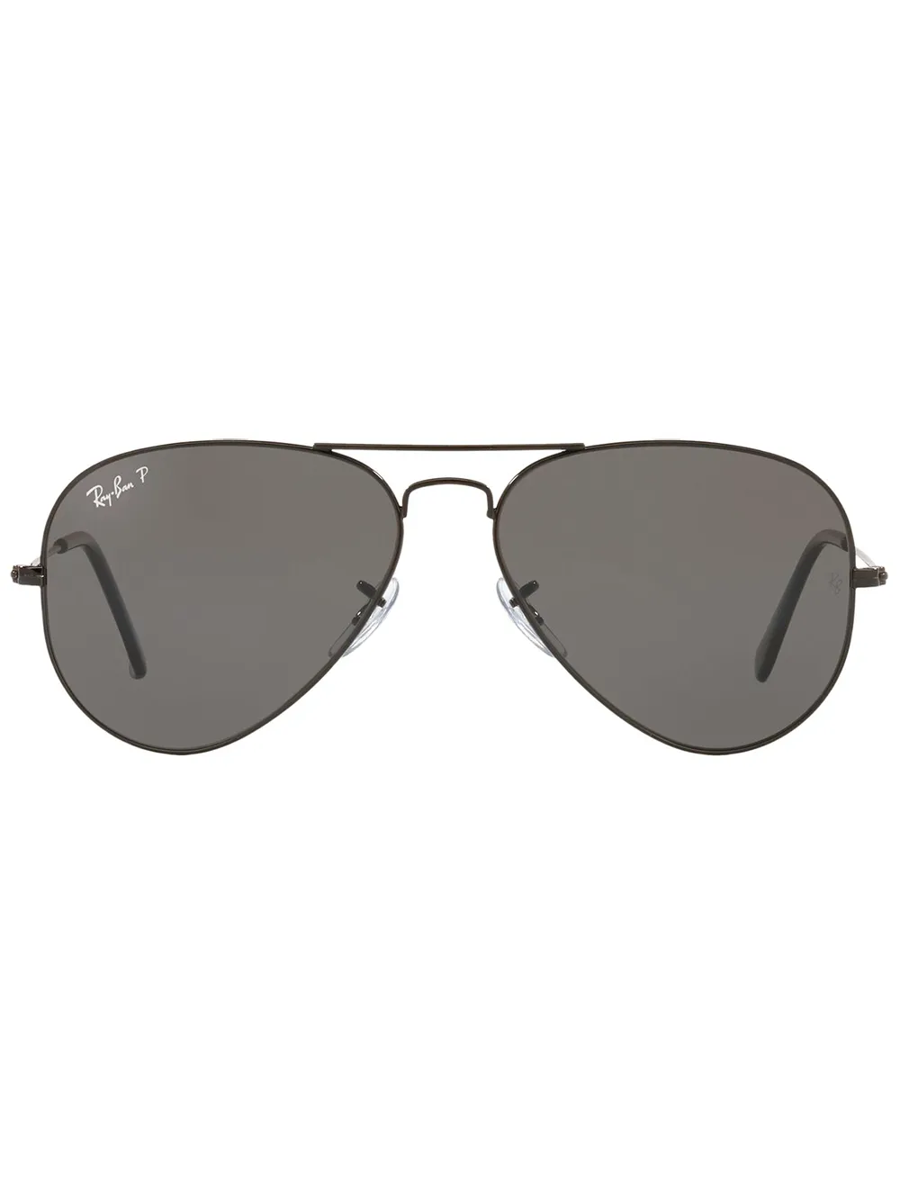 Ray-Ban - Óculos de sol armação aviador - unissex - Alumínio - 58 - Preto