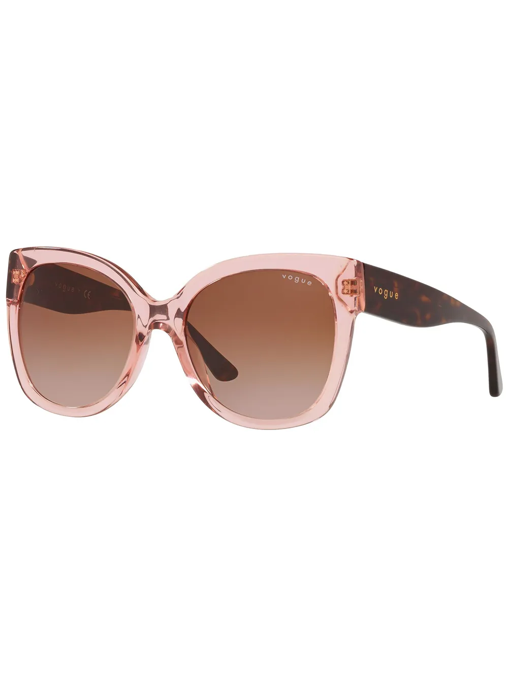 Vogue Eyewear Zonnebril met oversized montuur - Bruin