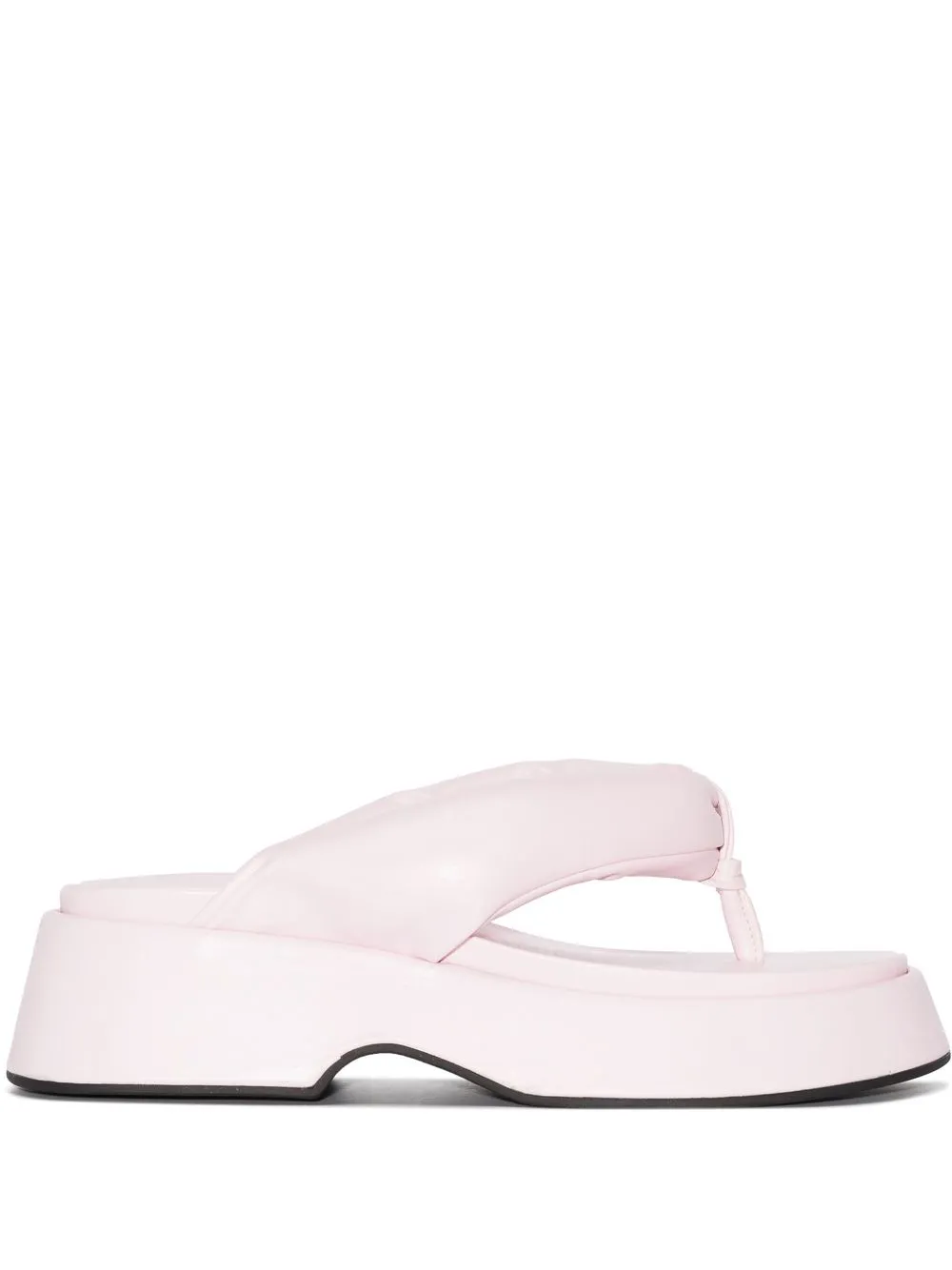 

GANNI padded thong sandals - Pink