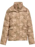 Unreal Fur Hidden Hound padded jacket - Neutrals