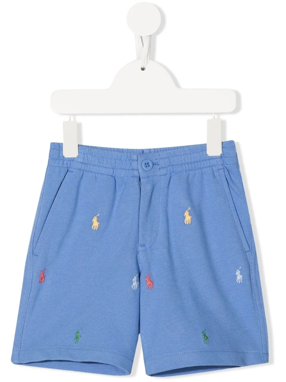 

Ralph Lauren Kids shorts Prepster con logo bordado - Azul