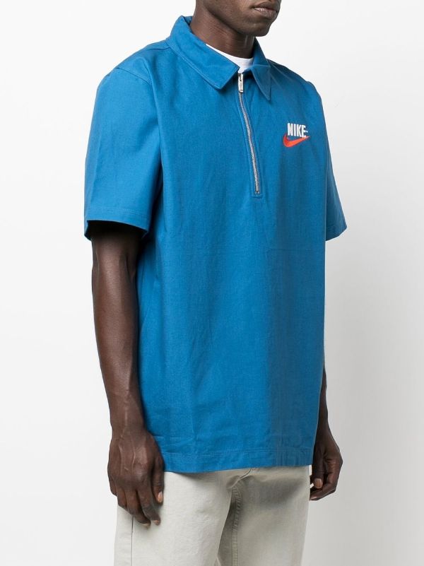 Celda de poder instalaciones Autor Nike logo-embroidered Cotton Polo Shirt - Farfetch