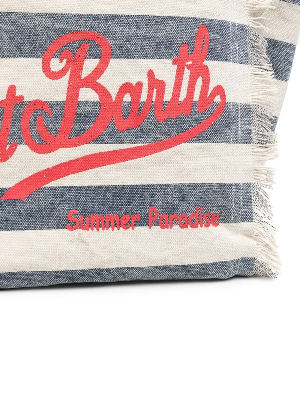 MC2 Saint Barth Shopper met logoprint Beige