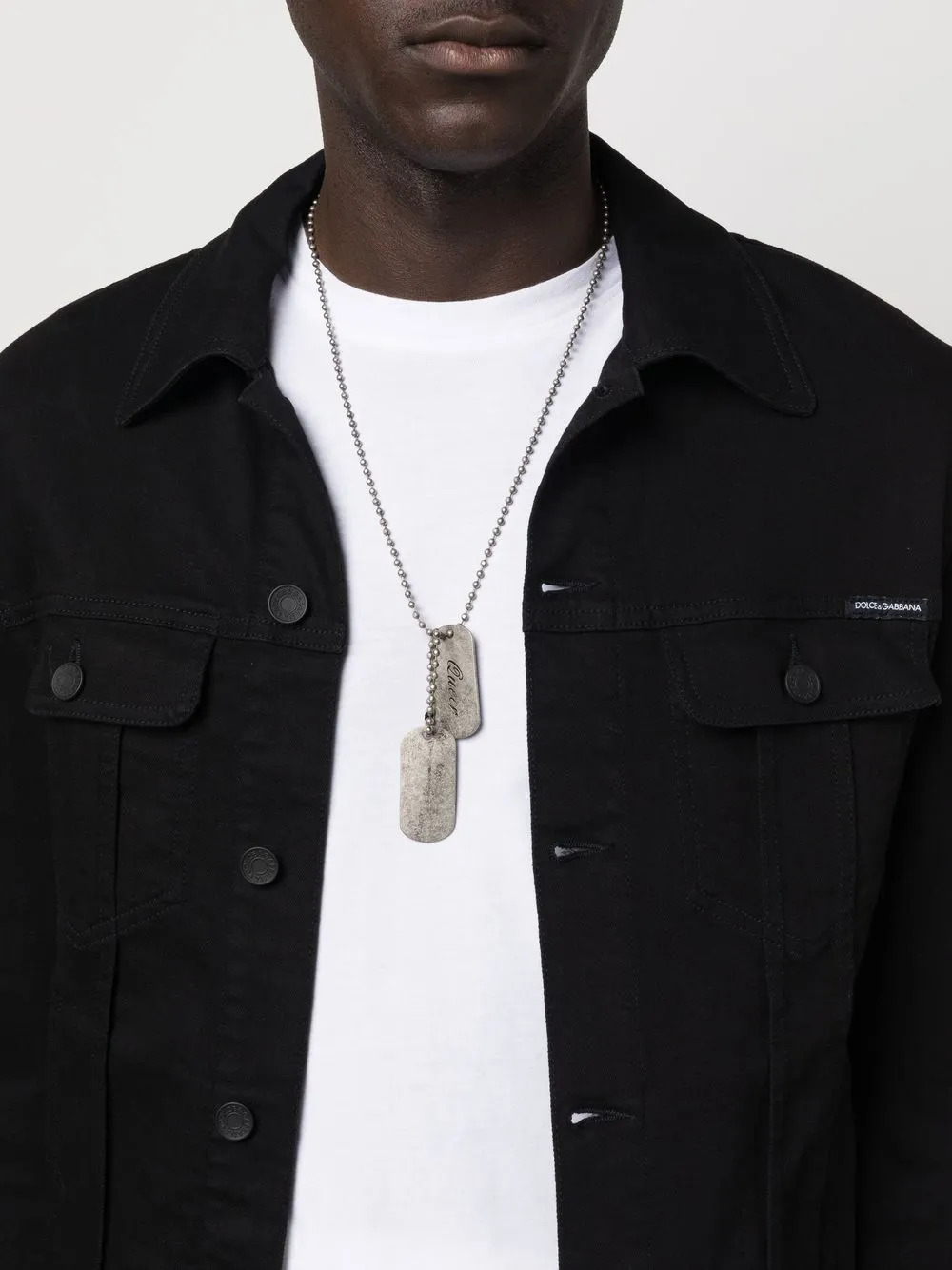 Image 2 of Karl Lagerfeld x Alled-Martinez pendant-detail necklace