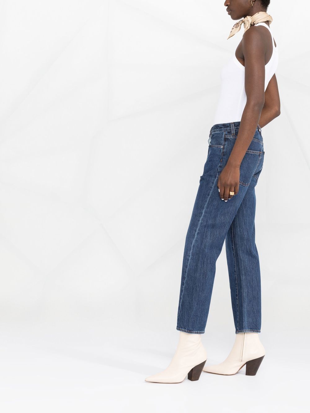 TOTEME Cropped straight-leg Jeans - Farfetch