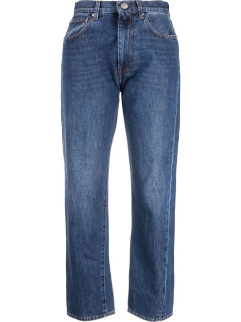 TOTEME cropped straight-leg jeans