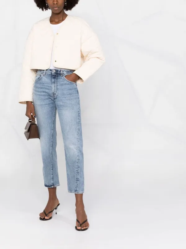 Totême high-rise straight-leg Jeans 
