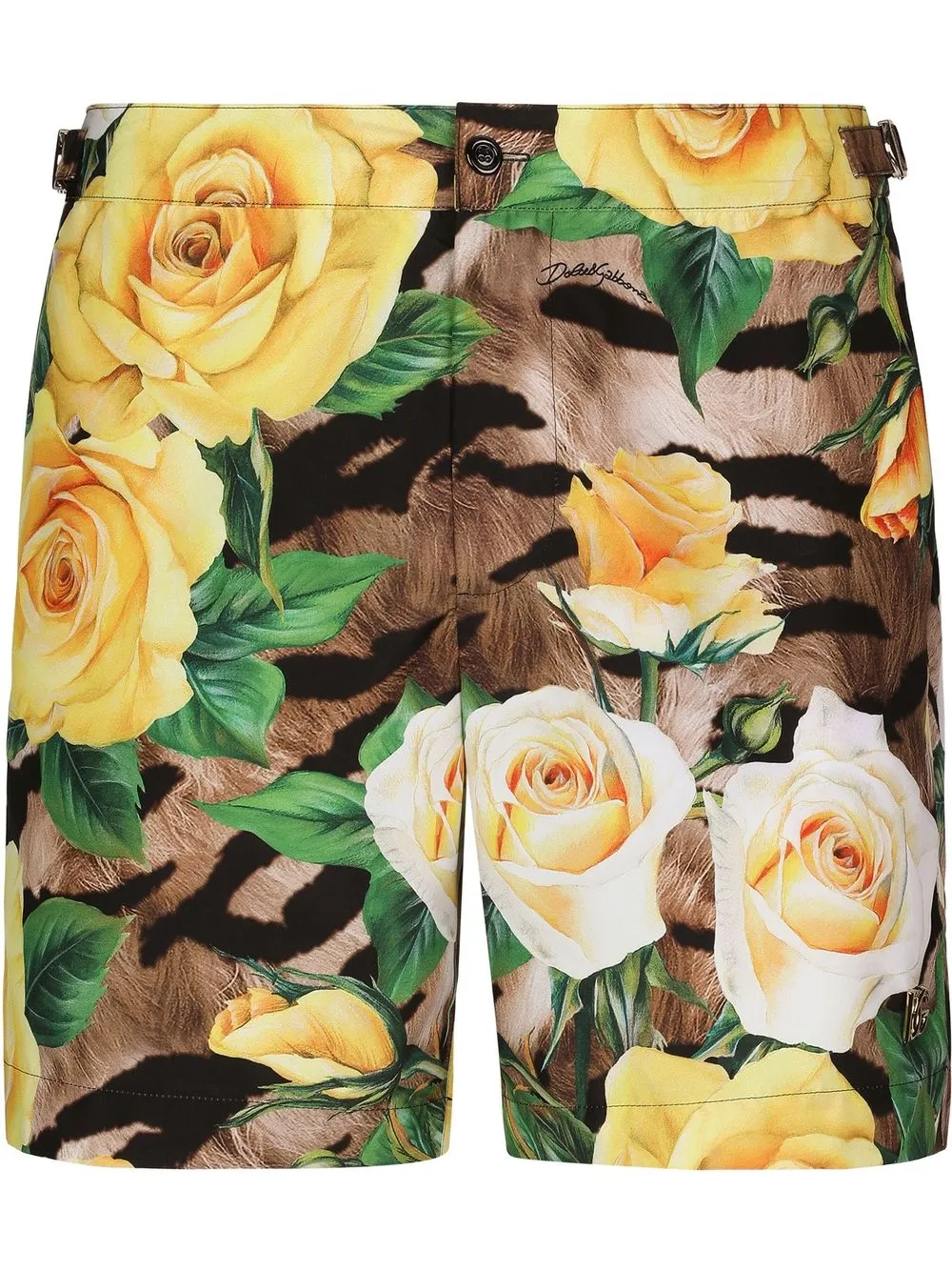 

Dolce & Gabbana shorts de playa con estampado floral - Multicolor