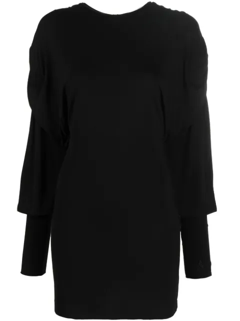 The Attico vestido con manga fruncida