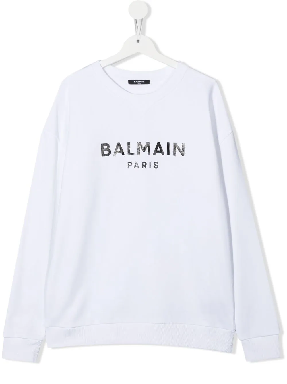 

Balmain Kids playera con logo estampado - Blanco