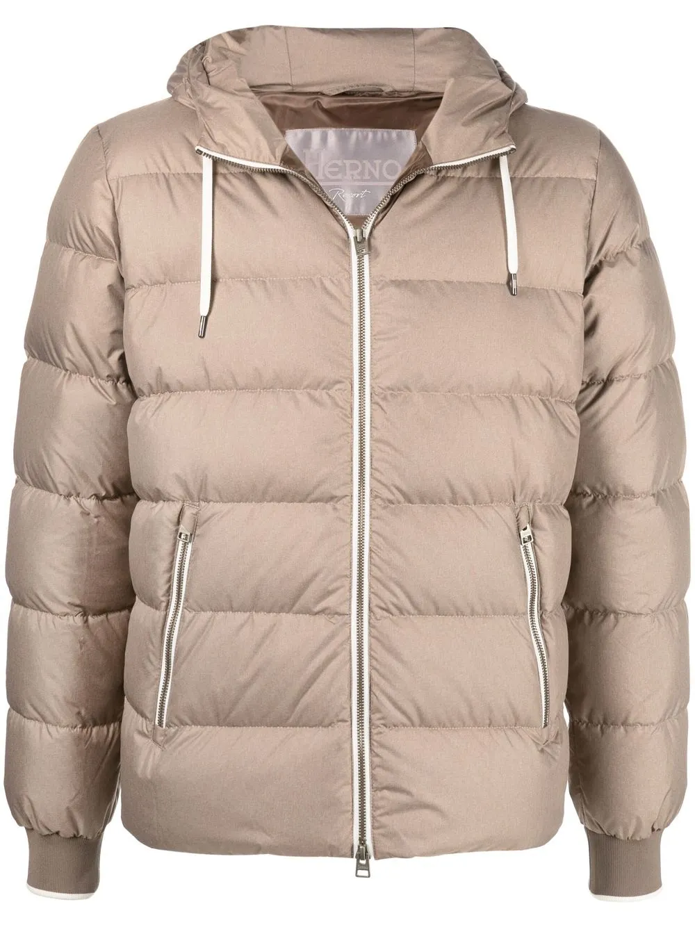 

Herno feather-down padded bomber jacket - Neutrals