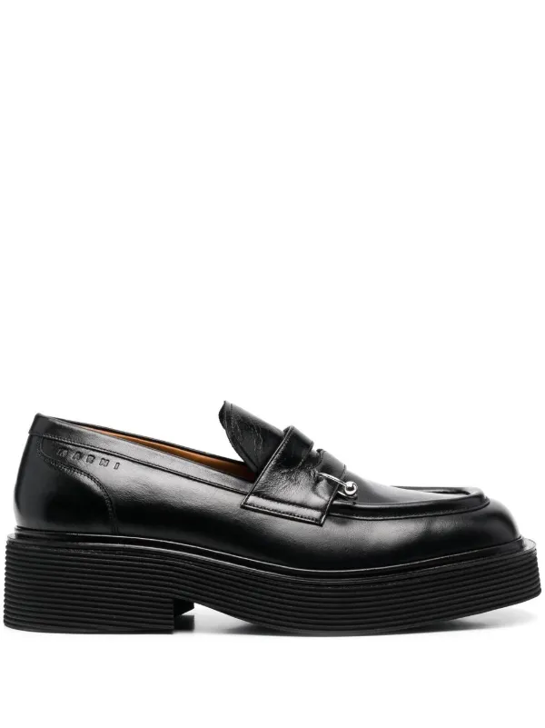 Marni Iconic square-toe Chunky Loafers - Farfetch