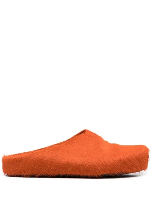 Chaussons Fussbett Sabot en raphia - Marni - Modalova