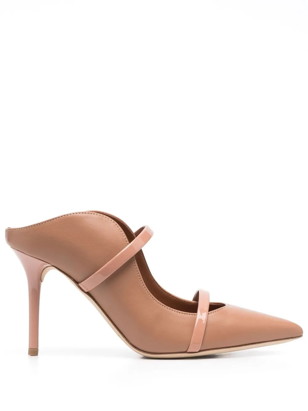 

Malone Souliers Maureen 85mm pointed-toe mules - Pink