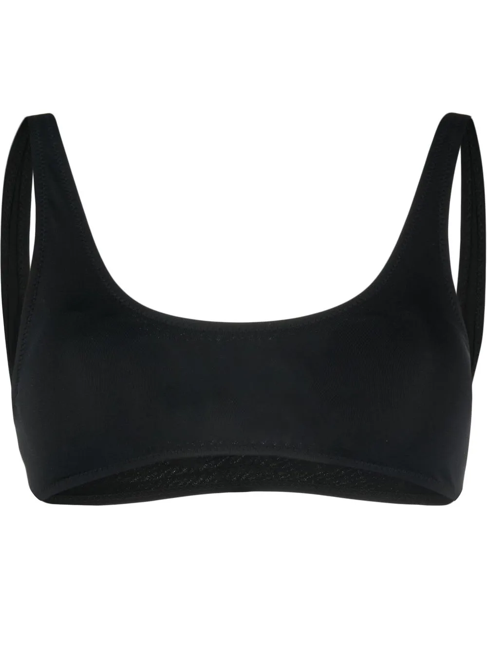 

Matinèe scoop-neck bikini top - Black