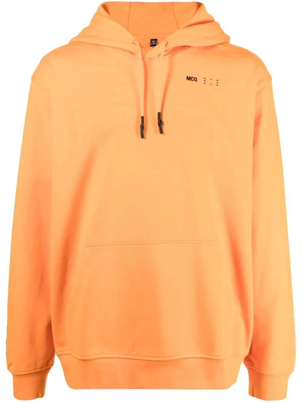 

MCQ hoodie con logo en el pecho - Naranja