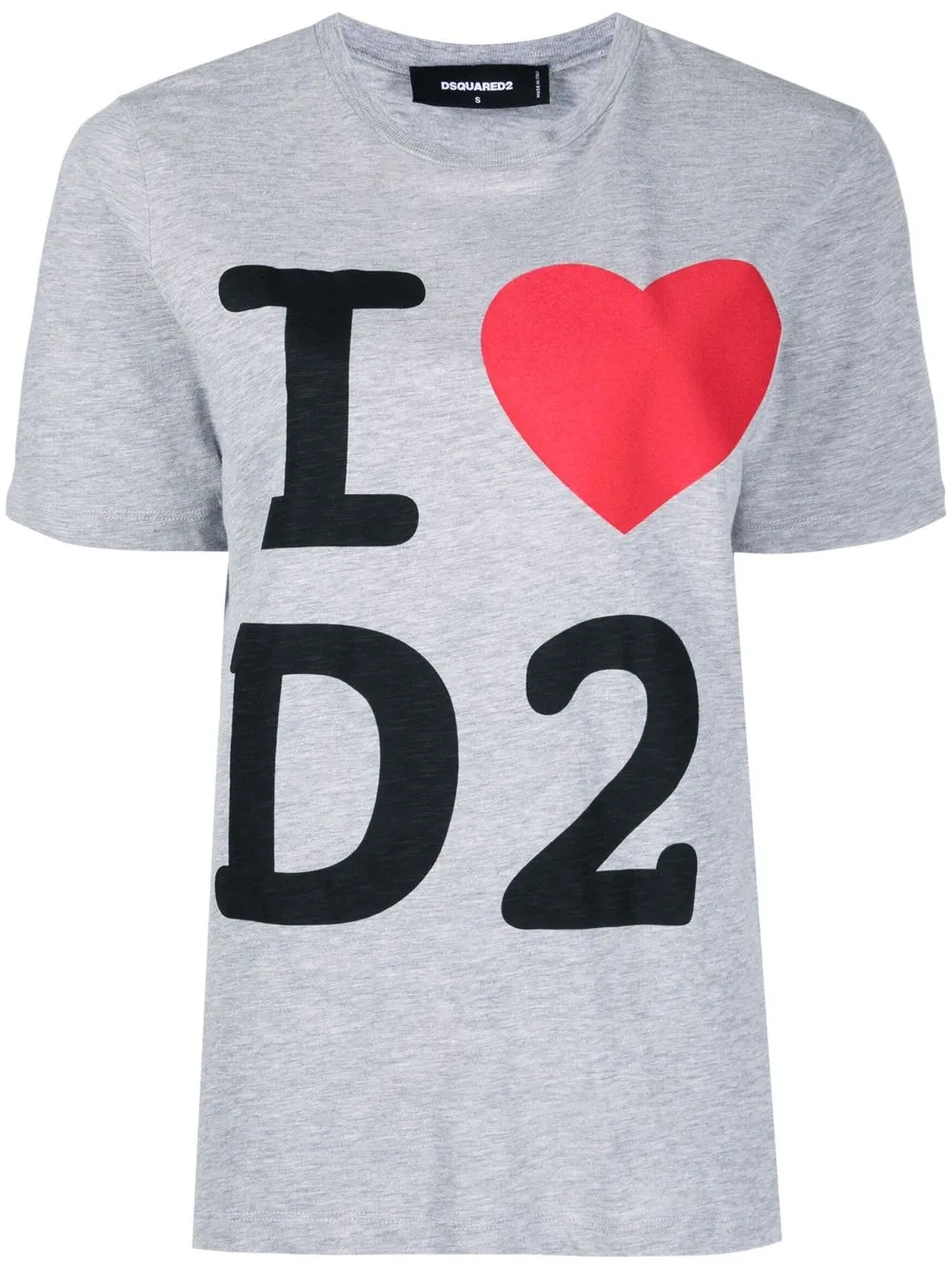 

Dsquared2 playera con eslogan estampado - Gris