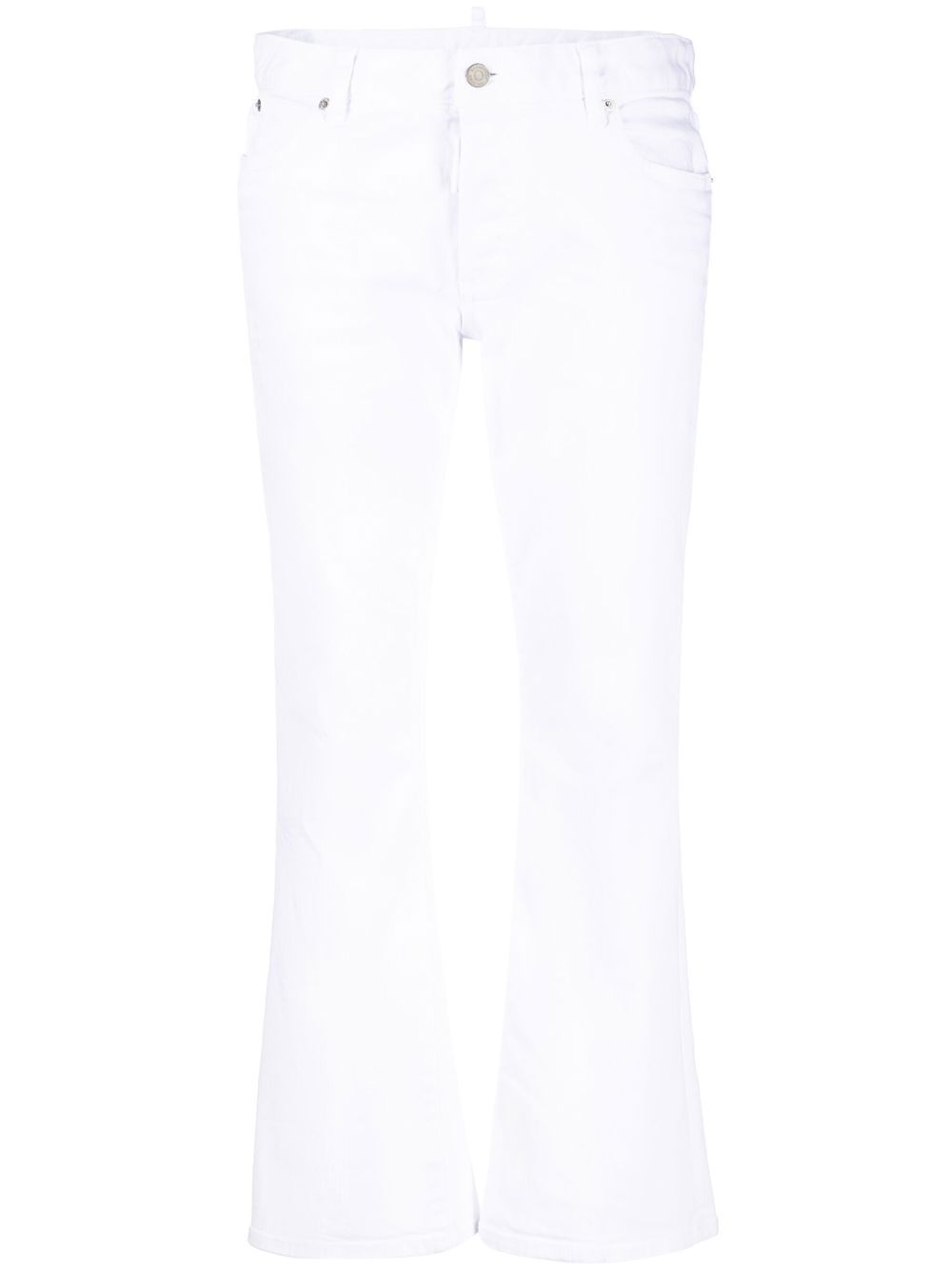 

Dsquared2 pantalones bootcut capri - Blanco