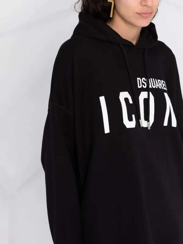 DSQUARED2 ディースクエアード パーカー トップス ホワイト ICON