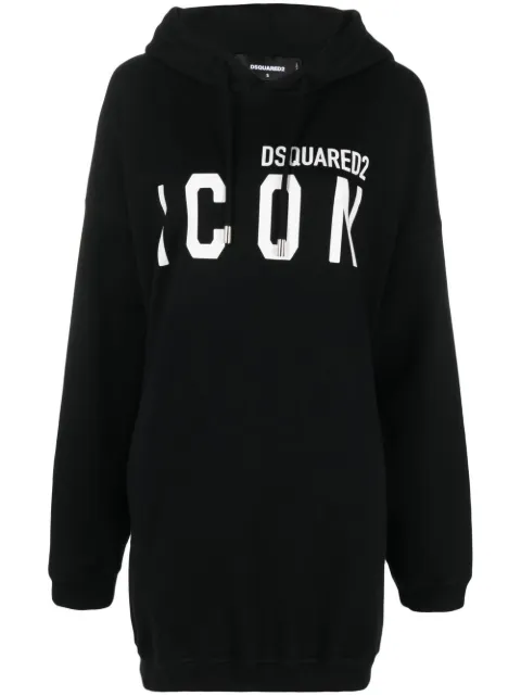 DSQUARED2 logo-print hoodie Women