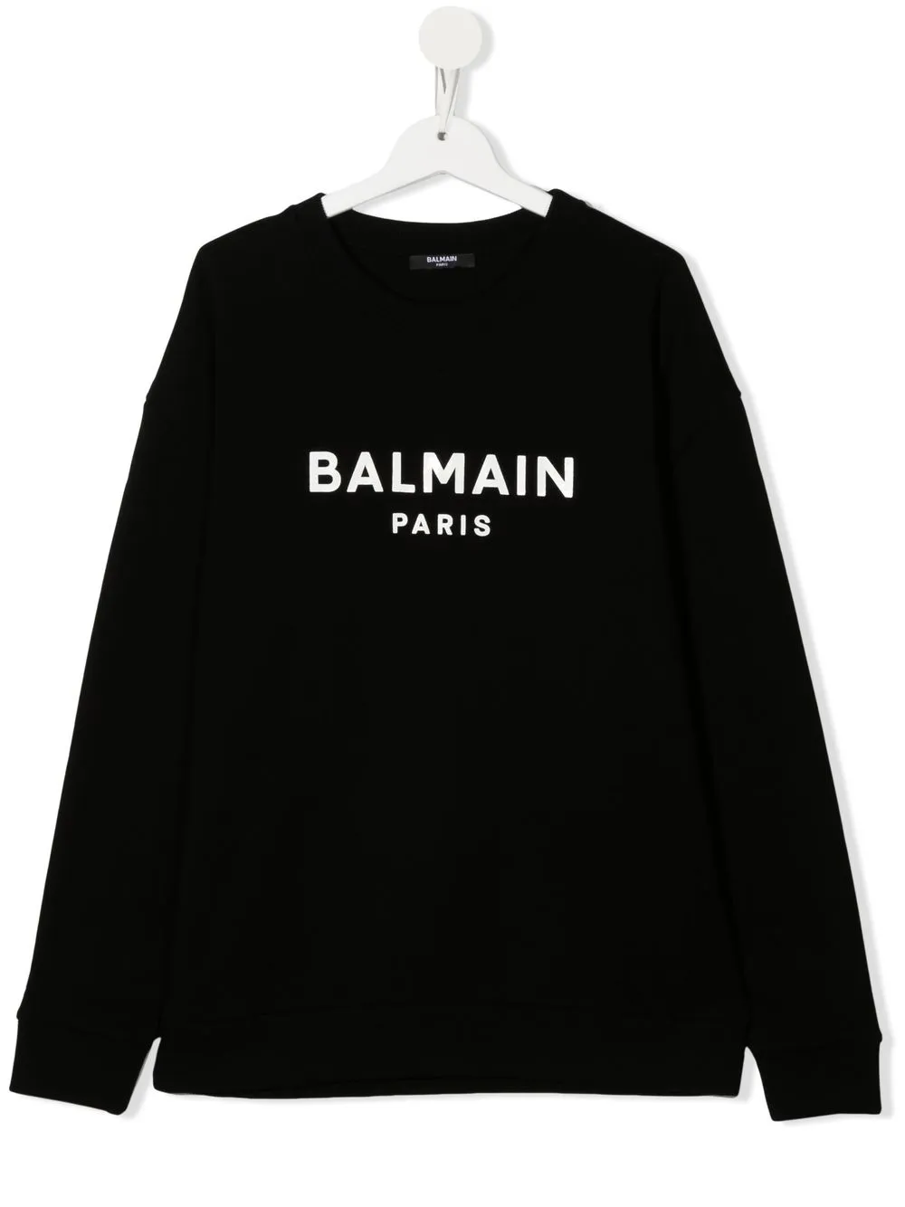 

Balmain Kids playera con logo estampado - Negro