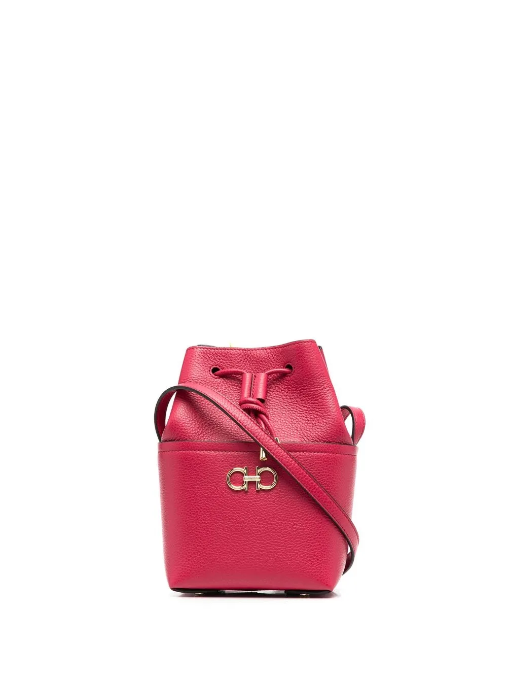 

Ferragamo drawstring leather crossbody-bag - Pink